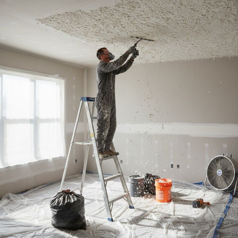 Swirl Ceiling Removal in Longmont, CO