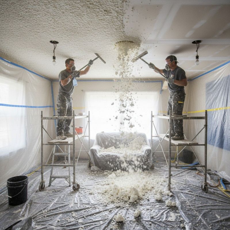 Knockdown Ceiling Removal in Phoenix, AZ
